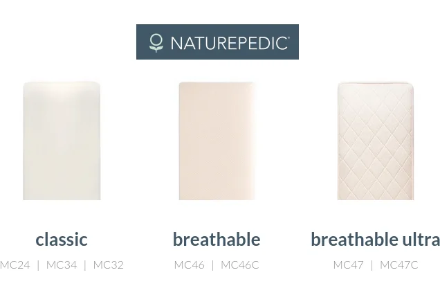 Naturepedic Classic vs Breathable vs Breathable Ultra Crib Mattress